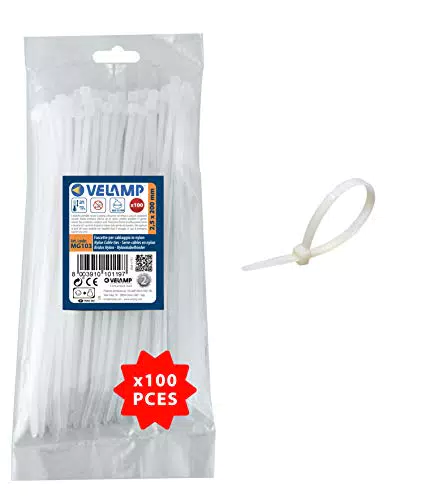 Velamp Fascette Stringicavo per Cablaggi Elettrici - Modello 2,5 x 200mm
