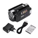Videocamera Digitale FHD 1080P con 16X Zoom e Rotazione 270° per YouTube