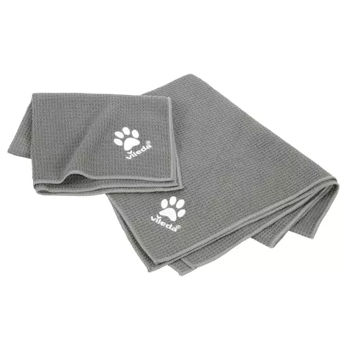 Vileda Panno per animali Pet Pro in microfibra, assorbe e asciuga rapidamente