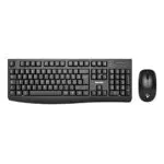 Vultech KM-821W Kit Tastiera e Mouse Wireless 2.4 GHz, Ergonomico e Silenzioso