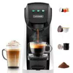 Warriors1 Macchina da Caffè Capsule 4in1 Automatica per Nespresso e Dolce Gusto