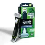 Wilkinson Sword Hydro Trimmer - Rasoio Elettrico 2-in-1 per Uomo con 3 Impostazioni