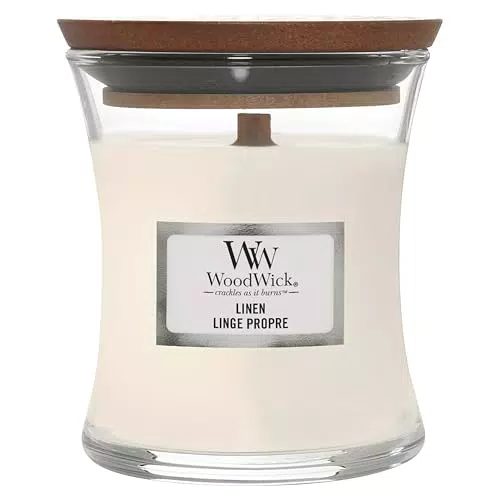 WoodWick Candela profumata Hourglass mini con stoppino crepitante - Fino a 20 ore di fragranza