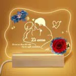 Yamonic Rosa Stabilizzata Regalo per Donna - Idee per Compleanno e Anniversario