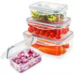 YASHE Contenitori Ermetici per Alimenti Senza BPA, a Prova di Perdite, Lavabili