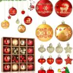 Yulado Palline di Natale - Decorazioni per Albero di Natale in Plastica