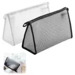 Beauty Case Trasparente Impermeabile in PVC - Borsa da Viaggio per Toiletta