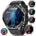 Smartwatch Uomo 2025 con ECG, HRV, Lipidi, BMI e Monitoraggio Sonno - Orologio Fitness
