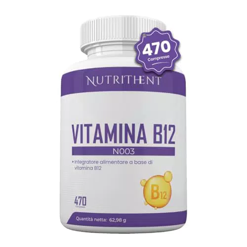 Fornitura Premium di Vitamina B12 1000mg - Riduce Stanchezza e Supporta il Sistema Immunitario