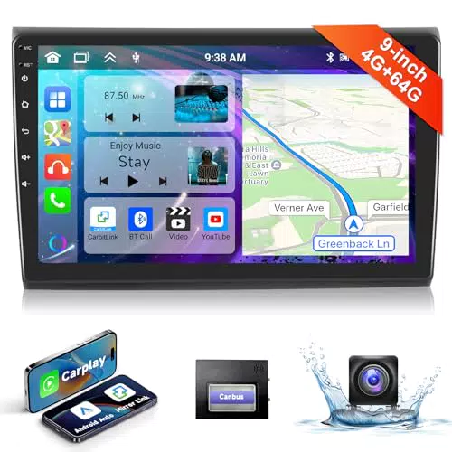 Autoradio 2 Din Fiat Bravo 2008-2013 con Android Auto, Bluetooth e GPS
