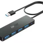 Acer Hub USB 3.0 Adattatore Multi Porte Alta Velocità 5Gbps per Mac e PC