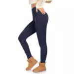 ACTINPUT Leggings Termici Donna a Vita Alta per Corsa, Escursionismo e Yoga
