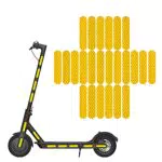 Xiaomi M365 Pro 2 Adesivi per Monopattino Elettrico - Stickers Riflettenti Impermeabili