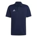 adidas Entrada 22 Short Sleeve Polo Shirt, Uomo, Team Navy Blue 2