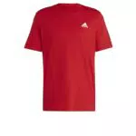 adidas Uomo Essentials Single Jersey T-Shirt con Logo Ricamato