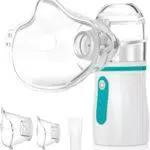 Aerosol Portatile Nebulizzatore Ultrasuoni per Adulti e Bambini con Pulizia Automatica