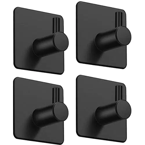 Aikzik ganci autoadesivi in acciaio inox 304 per bagno e cucina senza foratura
