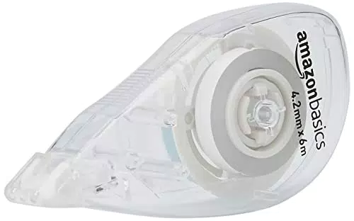 Amazon Basics Correttore a nastro 4,2 mm x 6 m