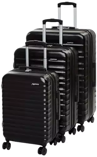 Amazon Basics Trolley Rigido con Rotelle Girevoli - Modello 55, 68, 78 cm
