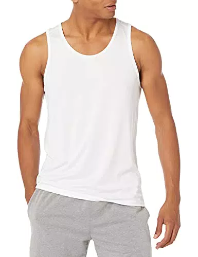 Amazon Essentials Canotta Uomo in Tessuto Tecnico Elasticizzato