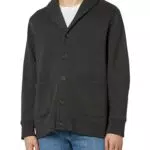 Amazon Essentials Cardigan a Maniche Lunghe in Felpa con Collo Sciallato Uomo