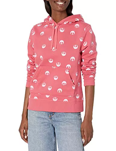 Amazon Essentials Disney Star Wars, Princess Felpe con Cappuccio Foderate in Pile Donna