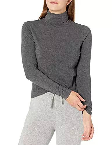 Amazon Essentials Maglione a Collo Alto a Maniche Lunghe Donna