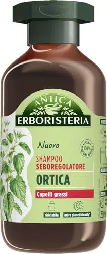 Antica Erboristeria Shampoo Seboregolatore all'Ortica per Capelli Grassi Vegan