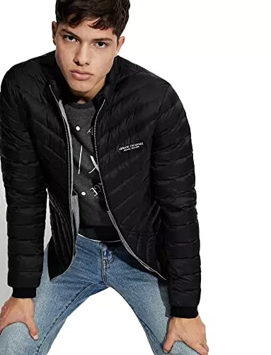 Armani Exchange Giacca Piumino Quilted Down Milano/New York con Zip