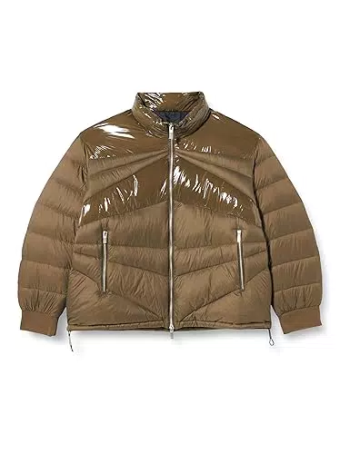 Gilet Armani Exchange in Piuma d'Oca con Inserti Lucidi e Maniche Lunghe
