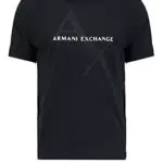 Armani Exchange T-shirt Classica in Cotone con Logo per Uomo
