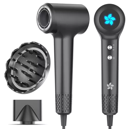 Asciugacapelli Ionico Professionale con Motore Brushless e Diffusore