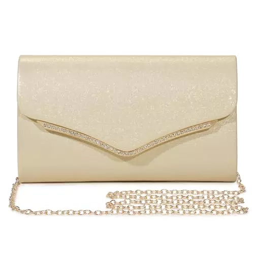 BAICLES Pochette Elegante da Donna in Pelle per Feste e Balli di Fine Anno