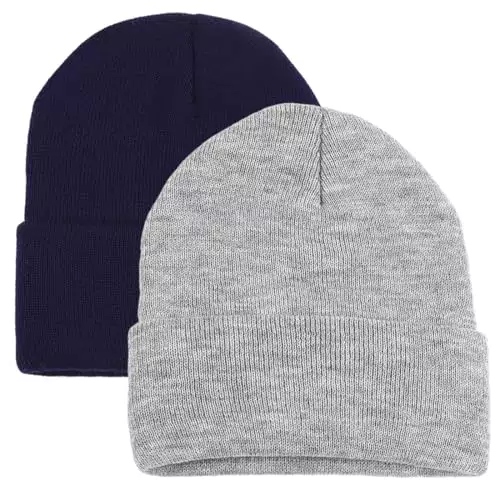 BEPSYOM Cappello Invernale Unisex Berretto A Maglia Caldo per Uomo e Donna