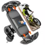 Bigtruely Supporto Universale per Cellulare da Bici e Moto, 360° Rotabile