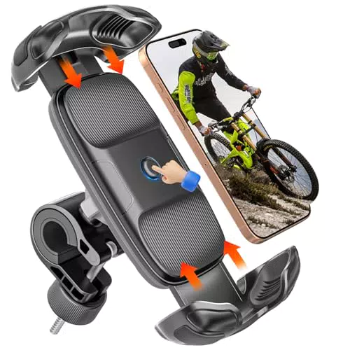 Bigtruely Supporto Universale per Cellulare da Bici e Moto, 360° Rotabile