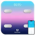 Bilancia Pesapersone Digitale Impedenziometrica con Display LED e App Bluetooth