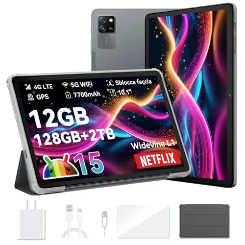 Blackview Tab60 Pro Tablet 10" Android 12GB+128GB 5G Wi-Fi Octa Core T606