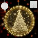 BORDEAG Luce Decorativa Natalizia da Appendere per Interni ed Esterni