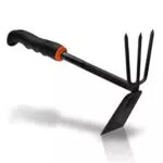 Bradas KT-Y6005 - Zappetta con tridente in acciaio per giardinaggio e orto
