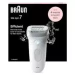 Braun Silk-épil 7 Epilatore Elettrico Donna Wet & Dry per Epilazione Semplice