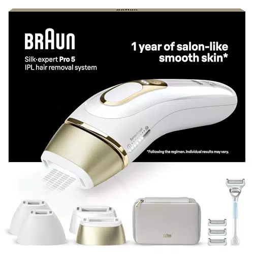 Braun Silk-Expert Pro 5 Epilatore Luce Pulsata, Laser Peli Donna