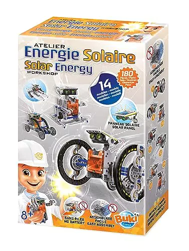 Buki Energia Solare 14 in 1 - Kit per Esperimenti Scientifici