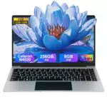 Bvate PC Portatile 14 Celeron 8GB RAM 256GB SSD, Windows 11, Mouse Wireless