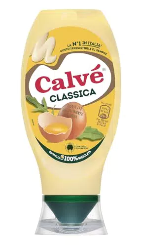 Calvé Maionese Classica con Olio di Semi di Girasole, Senza Conservanti e Glutine