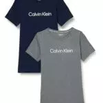 Calvin Klein T-shirt Bambino Maniche Corte in Cotone