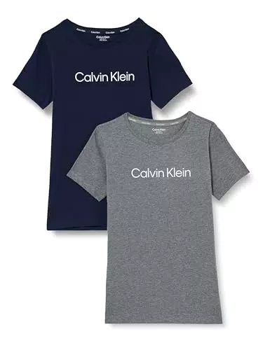 Calvin Klein T-shirt Bambino Maniche Corte in Cotone