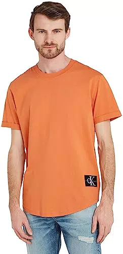 Calvin Klein Jeans Badge Turn Up Sleeve J30J323482 Uomo