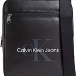 Calvin Klein Jeans Borsa a Tracolla Uomo Monogram Soft Reporter Piccola