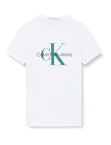 Calvin Klein Jeans Monologo T-Shirt a Maniche Corte per Uomo